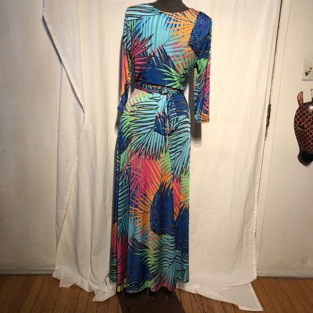 Faux wrap dress